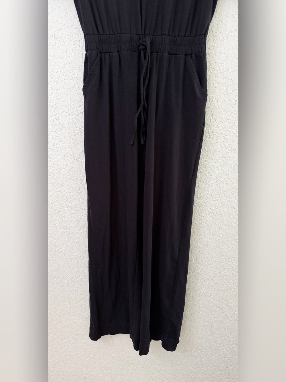 Pact Women's Organic Revive Deep-V Jumpsuit Black Size XS - Picture 4 of 13